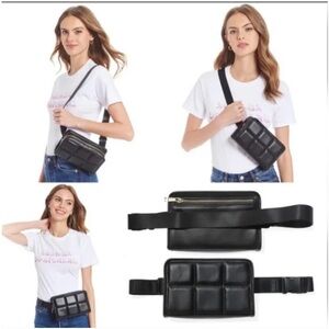 Amanda Uprichard vegan leather quilted belt bag